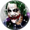 joker the dark knight 6v wall clock