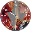 iron man and captain marvel 41 wall clock