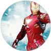 iron man paint 1m wall clock