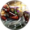 deadpool with pokemon artwork 04 wall clock
