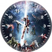 avengers new vz wall clock