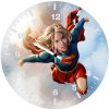 supergirl princess in majestic pose aw wall clock