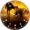 the batman walking towards penguin 2j wall clock