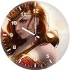 wonder woman fan digital art yk wall clock