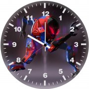 anime spiderman lm wall clock