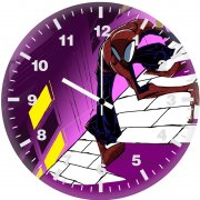 5k spiderman art nh wall clock