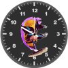 wolverine digitalart 1m wall clock
