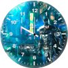 batman behind batmobile z5 wall clock