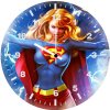 supergirl dc superhero h9 wall clock