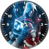 shazam hoodie on l7 wall clock