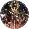 captain marvel team artwork ow wall clock