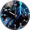 carnage digital artwork 85 wall clock
