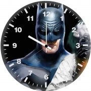 batman holding joker neck wl wall clock