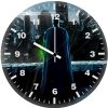batman with kryptonite rf wall clock