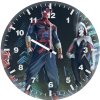 web warriors lb wall clock