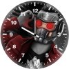 star lord monochrome art h3 wall clock