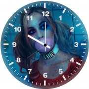 4kharley quinn cosplay 2t wall clock