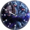 kate bishop on the battlefield v3 wall clock