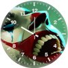 put on a happy face art 5v wall clock