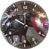 arts captain america ix wall clock