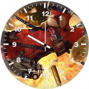 deadpool fire f7 wall clock