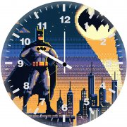 batman 8 bit cq wall clock