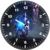 iron man and thanos in avengers infinity war aq wall clock