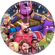avengers infinity war superheroes artwork u4 wall clock