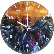 batman and flash 31 wall clock