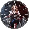 harley quinn in joker folie a deux ra wall clock