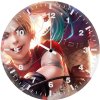 harley quinn closeup art mk wall clock