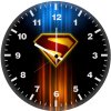 superman embarks on a journey aa wall clock