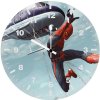 spiderman jumping out of helicopter 6d wall clock