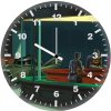 dc heroes and villian cn wall clock