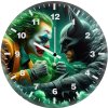 infamous joker and batman pe wall clock