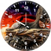 batman in justice league a5 wall clock