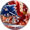 always root for hedgehog ze wall clock
