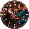 bane and superman 0p wall clock