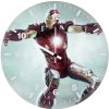 iron man fighting qu wall clock