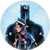 batman and catwoman artwork qn wall clock