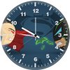 batman and superman tadpoles artwork cb wall clock