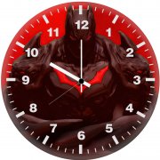 death knight batman qr wall clock