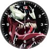 venom digital artwork uf wall clock