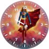 supergirl the new hero rising zn wall clock