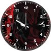 deadpool low poly artwork ub wall clock