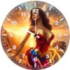 wonder woman the goddess of justice 8d wall clock
