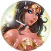 cute art wonder woman 73 wall clock