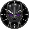 black panther illustration 5p wall clock