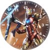 iron man and pepper rescue suit db wall clock