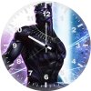 black panther 3v wall clock
